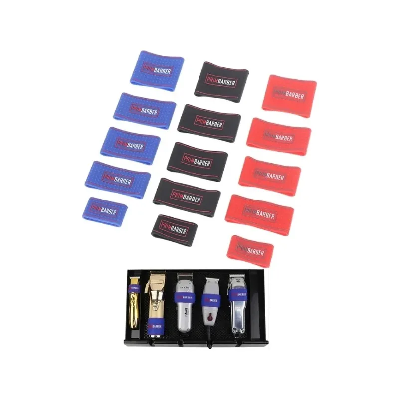 5 Teile/satz Professionelle Trimmer Grip Barber Haar Clipper Gummi Anti Rutsche Wärme Widerstand Hülse Barber Haar Clipper Halter Werkzeug Image