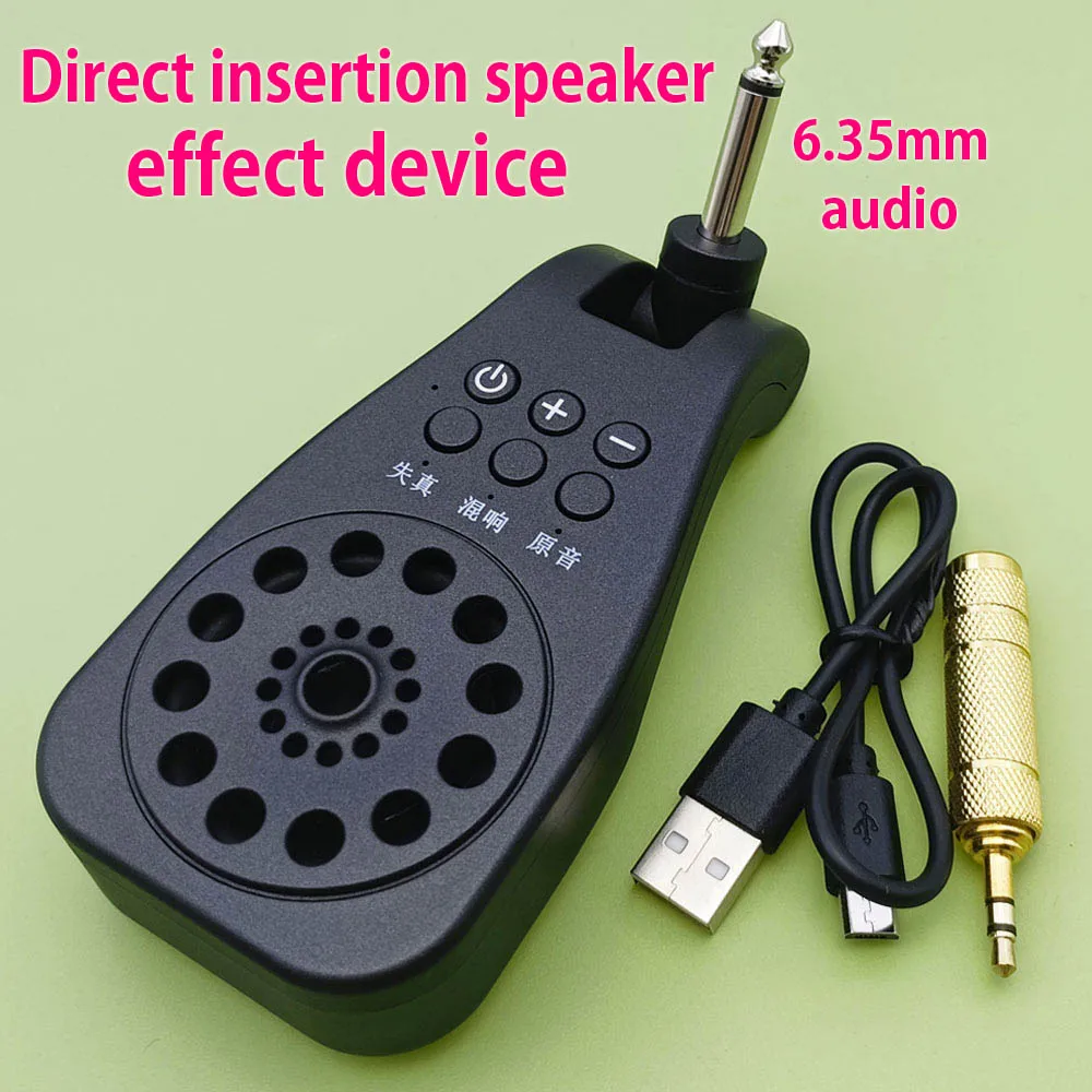 E-Gitarren Verstärker Gitarrenlautsprecher Sprachanpassung Tragbarer Plug-in-Lautsprecher Original Sound Distortion Reverb Image