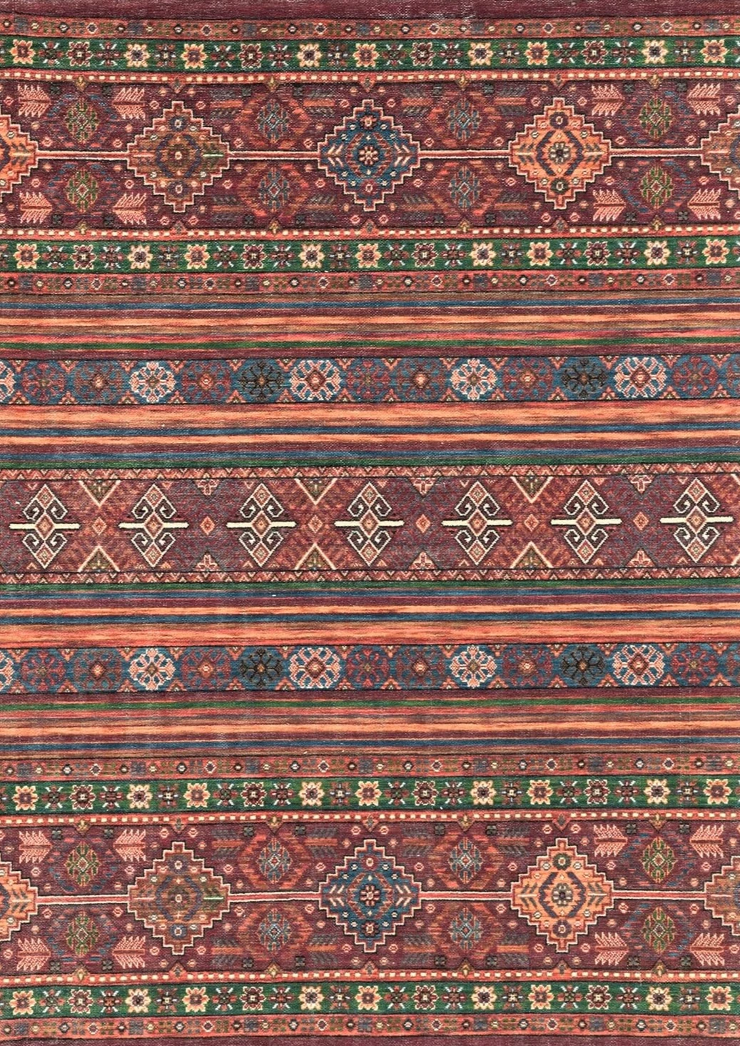 Luxuriöser roter Teppich mit Vintage-Print, eleganter rutschfester Teppich für Wohnzimmer, Schlafzimmer, klassische Bodenmatte, Heimdekoration, Osterfestivals