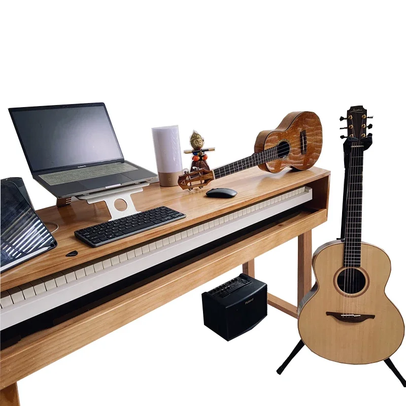 Massivholz, Klaviertisch, E-Piano-Tisch, Arrangier, Werkbank, Musik