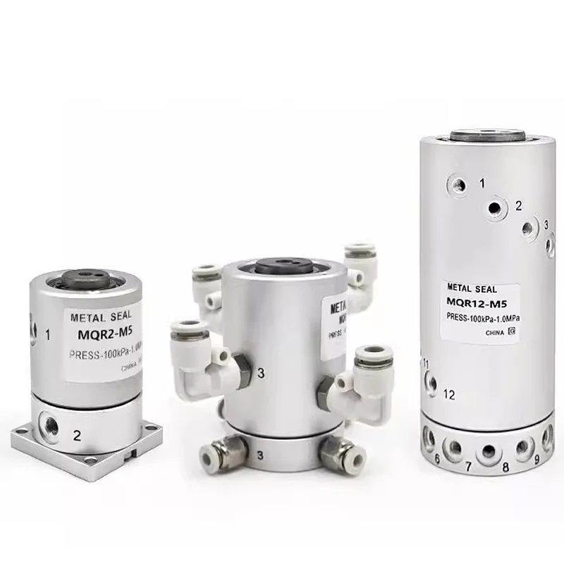 SMC TYP Pneumatikzylinder Pneumatische Komponenten Hochgeschwindigkeits-Drehgelenk MQR2-M5 MQR4-M5 MQR 8-M5 MQR12-M5 MQR16-M5 SMC GRÖSSE Image