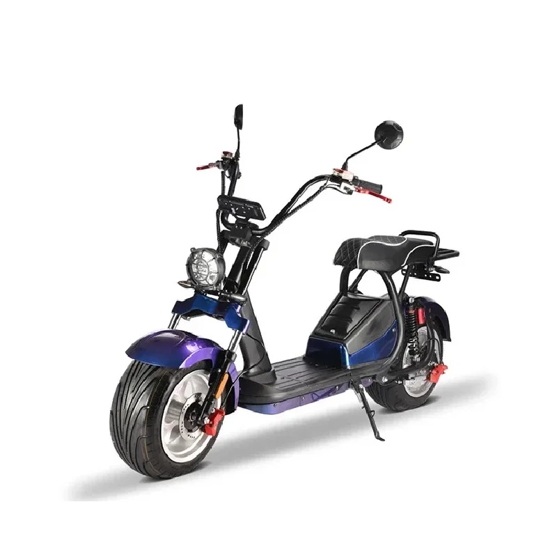 Fabrik Heißer Verkauf elektrische motorrad erwachsene eu lager citycoco 2000 watt 60 v 20ah batterie 2 rad roller für erwachsene 3000 watt Image