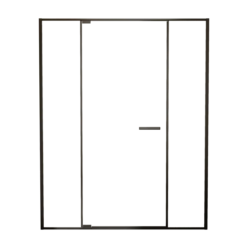 Duschraumtrennwand aus Glas für den Haushalt, Badezimmer, Trocken-Nass-Trennung, Schiebetür, Duschwand