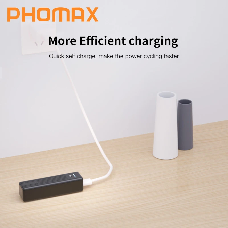 PHOMAX Universal Mini Power Bank 5000mah Led Digital Display Power Bank Tragbare Ladegerät Kleine Power Bank für Smartphones Image