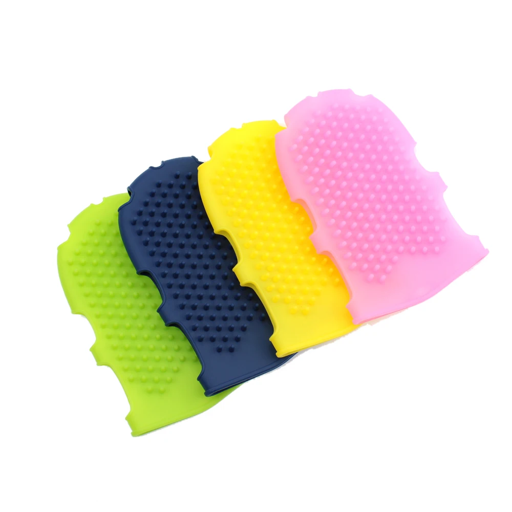 Silikon-Massagehandschuhe für Männer Körperbürste Peeling-Handschuh zum Baden Entspannende Massage Ergonomischer Handschuh Image