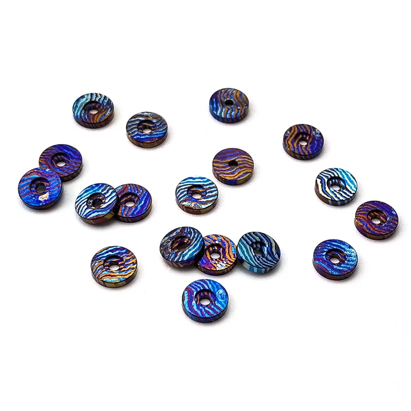 Damaskus Titan Klappmesser Zubehör Lockbar Stabilisator Daumenknopfschraube für Strider SNG SMF Rick Hinderer XM18 Emerson Image