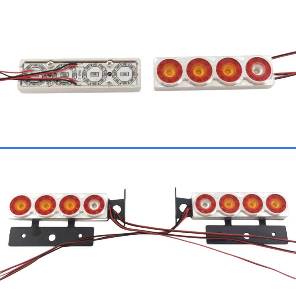 RC Spielzeug Lkw Angel Eye Rückleuchten LED Rücklicht Für Tamiya Scania MAN BENZ 1/14 RC Traktor Kipper Lkw DIY Upgrade Teile