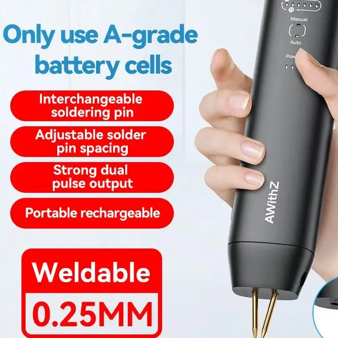 Tragbares Punktschweißgerät DIY Handgehaltene Punktschweißmaschine 11-stufig Einstellbare Energiespeicher-Punktschweißung Image