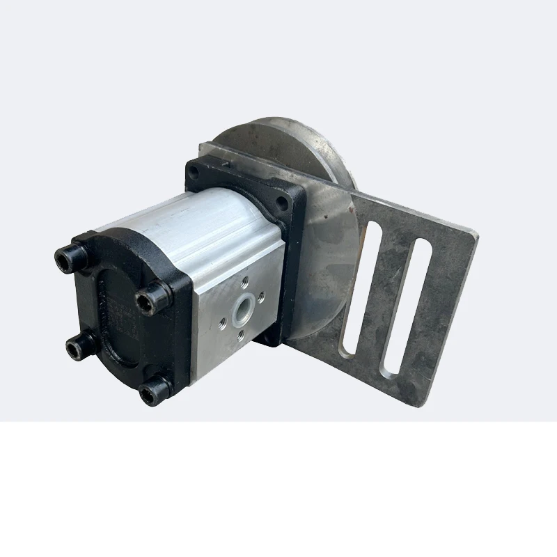 Ultradünner schmalseitiger Zahnradpumpensitz 306/310/314/316/320/25 hydraulische Ölpumpe mit Riemenrad Image