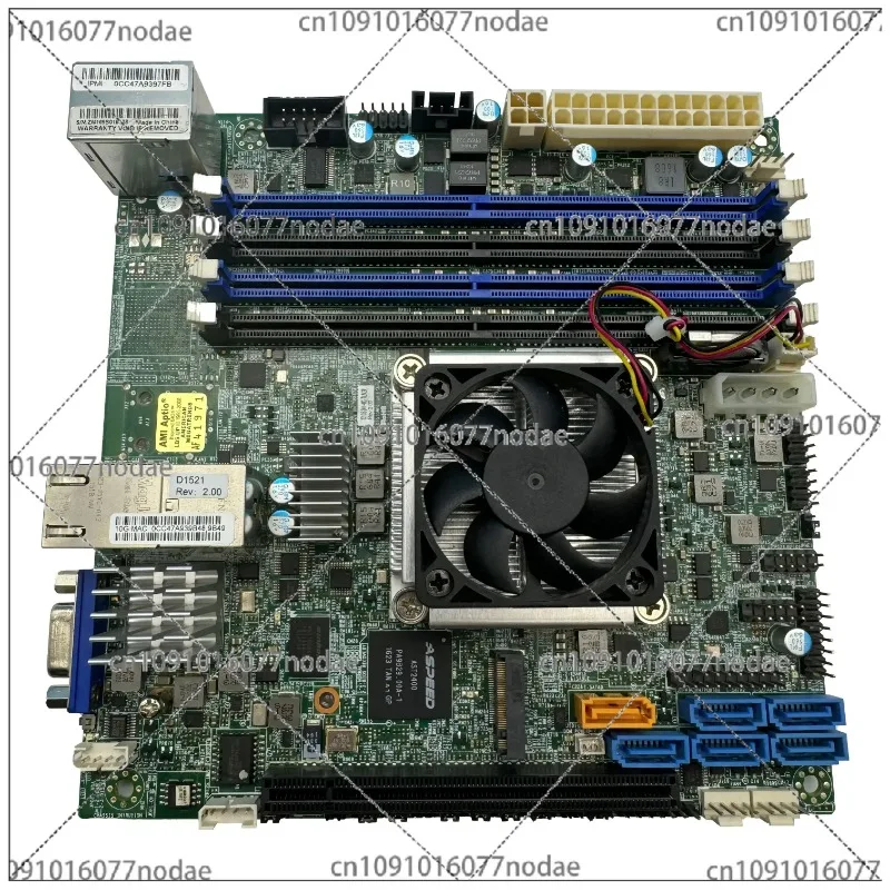 X10SDV-4C-TLN2F Server-Motherboard | Intel D-1521 SoC mit zwei 10 GBE-Ports | Mini-ITX-Board für NAS- und Synologiesysteme Image
