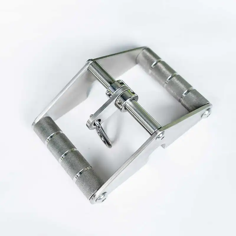 Edelstahl V-Griff Gantry High Pull-down Ruderzug-Kabelgriff für Krafttraining und Fitness – Zubehör Image