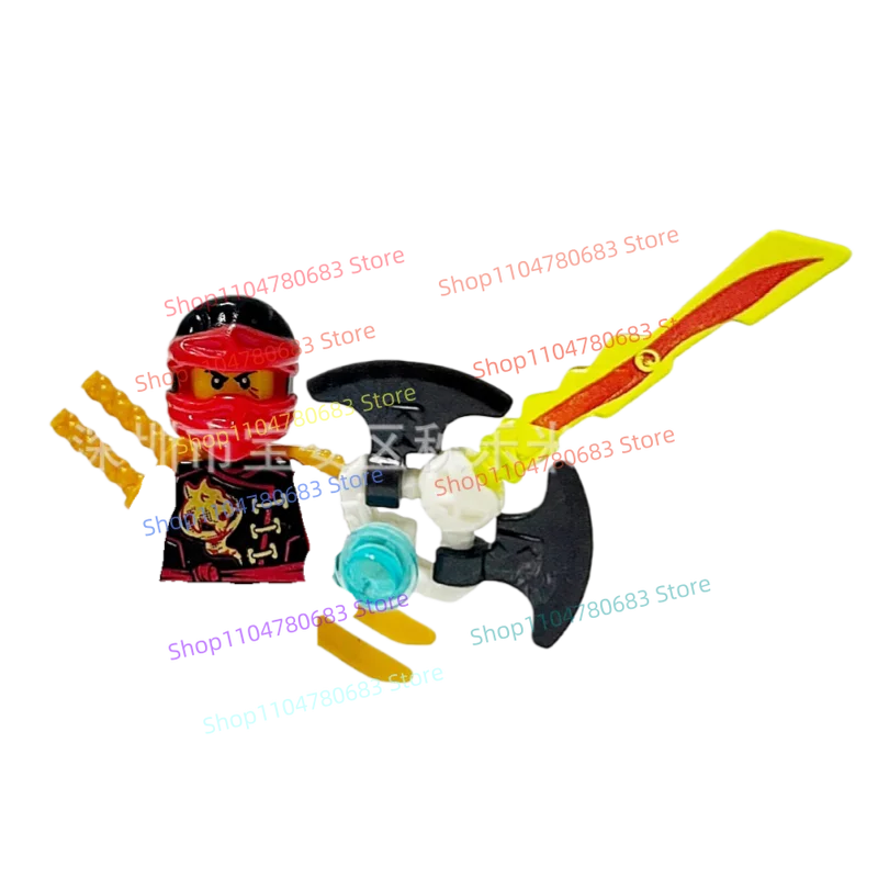 MOC Bausteine Neues Doppel-Langmesser TV-Cartoon-Spielzeug zum Zusammenbauen und Zusammensetzen Sammlerstücke Feiertagsgeschenke Image