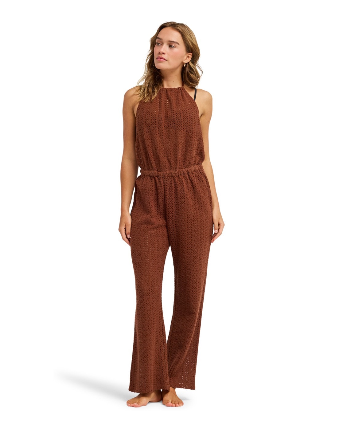 Overall ROXY "Luna Feeling", Damen, Gr. XS, US-Größen, cappuccino, Obermaterial: 50% Walkfrottier, 50% Microfaser;, Overalls Overall