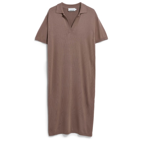 ARMEDANGELS - Women's Fine Polo Knit Dress - Kleid Gr M braun