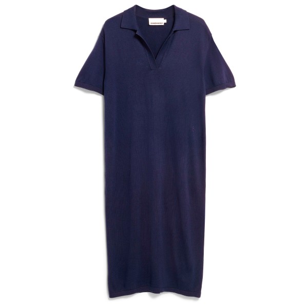 ARMEDANGELS - Women's Fine Polo Knit Dress - Kleid Gr L blau