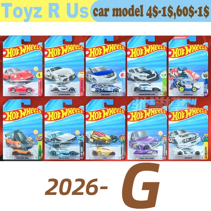Original Hot Wheels Auto Spielzeug für Jungen 1/64 Druckguss Ford Mustang Porsche 911 Carrera Mario Honda Odyssey Ferrari DINO 206 GT Modell Geschenk Image
