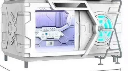 Nordic Superior Maßgeschneidertes Space-Kabinenbett, Kapselbett, Schlafkabine, obere und untere Betten, Einzelbett, Hotel, E-Sport-Hotel Image