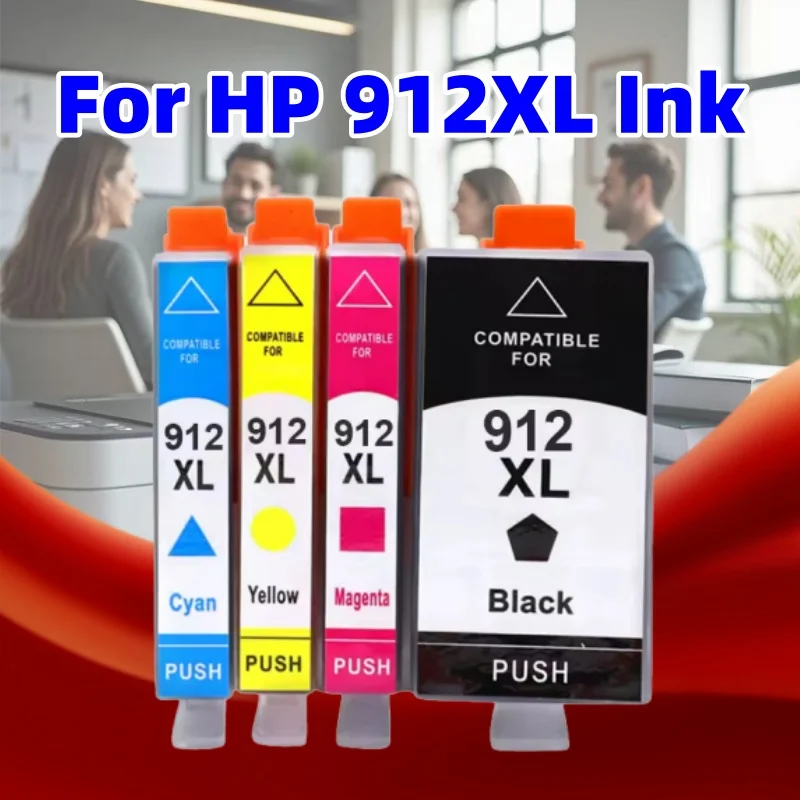 GraceMate Für HP 912xl 912 kompatible Tintenpatrone für HP OfficeJet Pro 8020 8022 8023 8024 8025 8026 8028 8035 Drucker Image