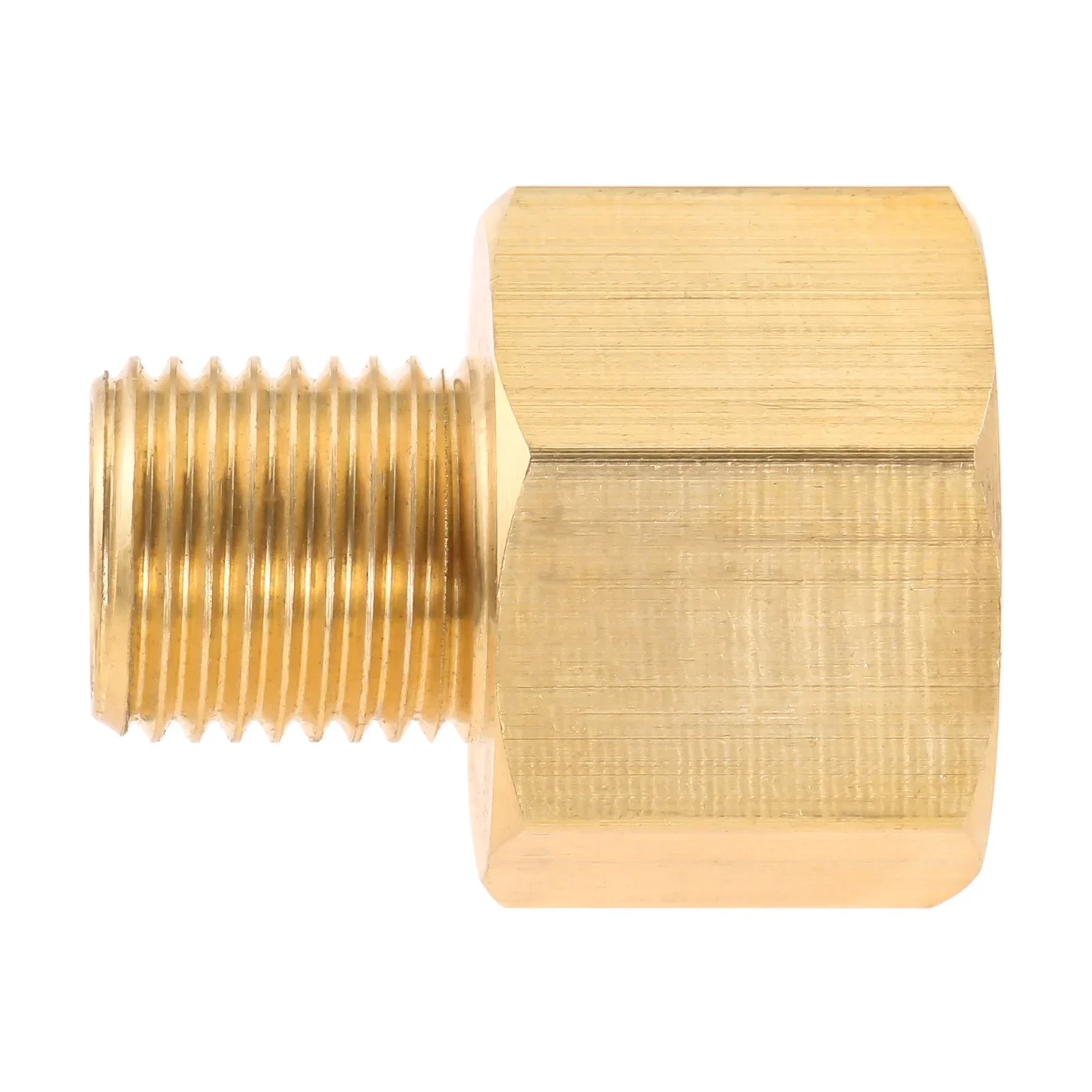 1/2"R X 1/4"Lks Messing LPG Propangas Schlauch Adapter Anschluss mit Dichtung Passend für Gasherd/Herd/Outdoor Camping Grill Teil ersetzen Image