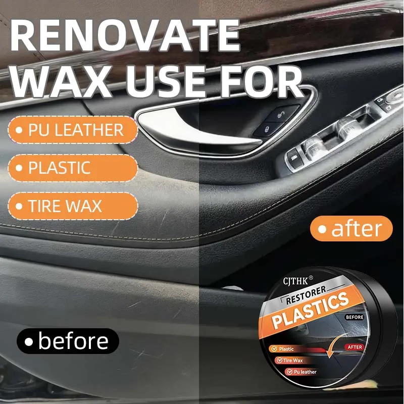 Auto-Kunststoff-Restaurator „Back to Black Gloss“ – Wachsbeschichtungsmittel zur Erneuerung von Autoinnenräumen, Leder und Verkleidungen – Auto-Politur und Reparaturbeschichtung Image