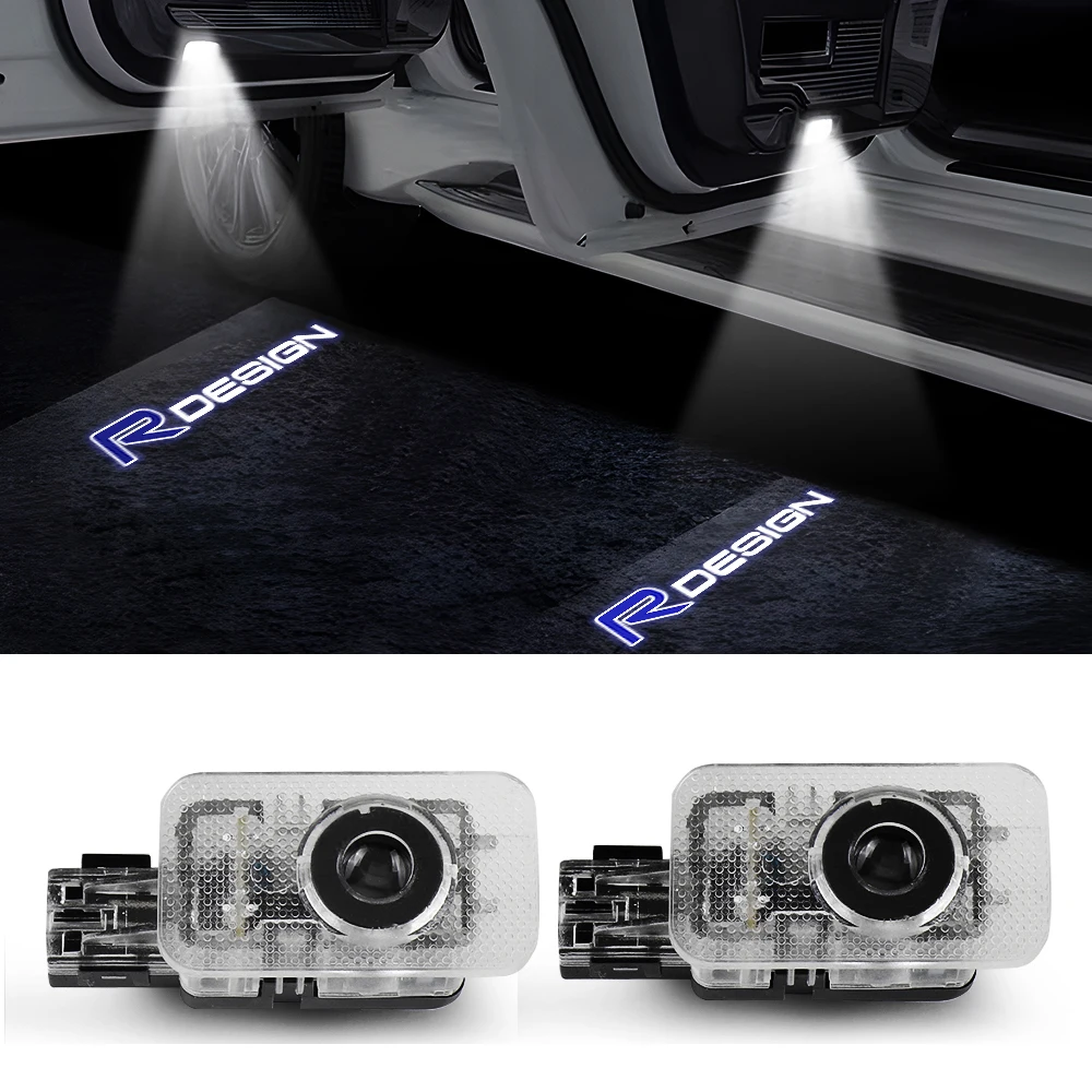 2pcs Autotür führte Willkommen licht für volvo rdesign s80l s60l v40 v 40cc xc60 xc90 hd Laser projektor lampe Zubehör Image