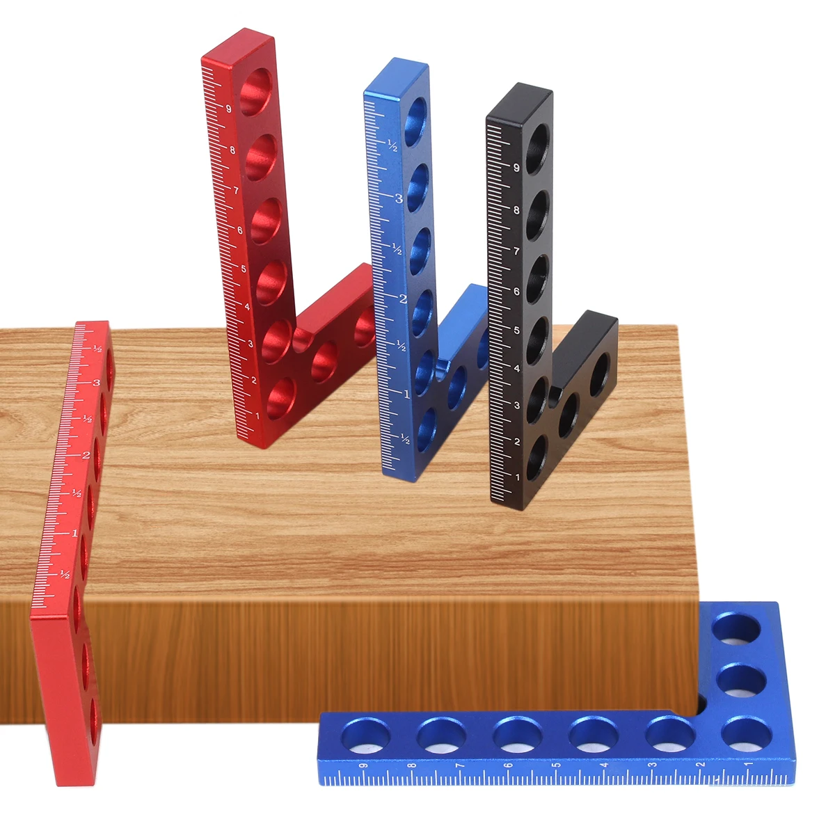 1pc 100mm Holz bearbeitung 90 Grad Präzision Vierkant kanten markierung werkzeug Aluminium legierung Zimmerei Taschen markierung Vierkant lehre Image