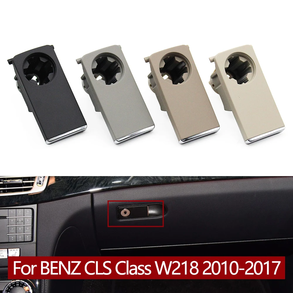 Auto Beifahrer Seite Handschuh Box Griff Schalter Abdeckung Deckel Lock Für Mercedes Benz CLS Klasse W218 CLS300 CLS320 Image