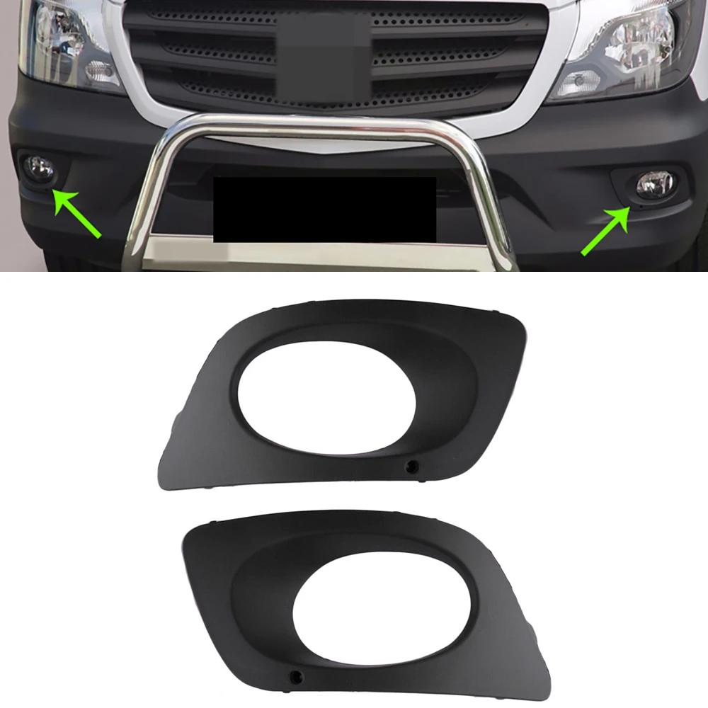 2x Nebelscheinwerferabdeckungen für Mercedes-Benz Sprinter W906 2500/3500 2014-2018 Auto Frontstoßstange Nebelscheinwerferabdeckung 9068850253 9068850353 Image