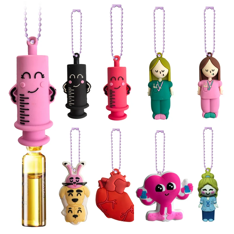 Ampulle Flaschenöffner Schlüsselanhänger Krankenschwester Arzt Ampulle Flaschenöffner Spritzenförmiger Cutter Hilfe Medikamente Fläschchenbrecher Werkzeug Image