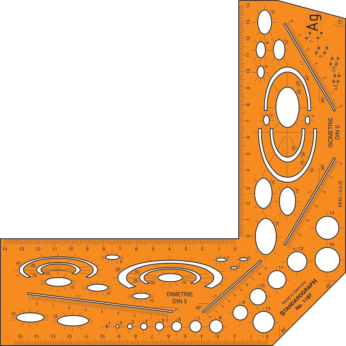 Standardgraph Schul-Perspektivwinkel 1 Stück Image