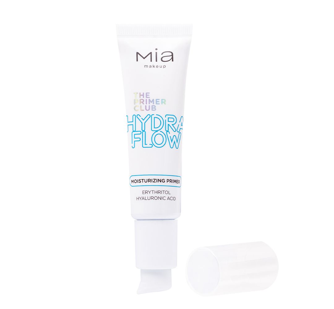 Mia Makeup - Hydra Flow Primer viso idratante con Acido Ialuronico. Pe