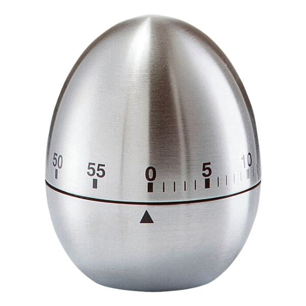 Zeller Eieruhr Edelstahl Ø 6 cm silber