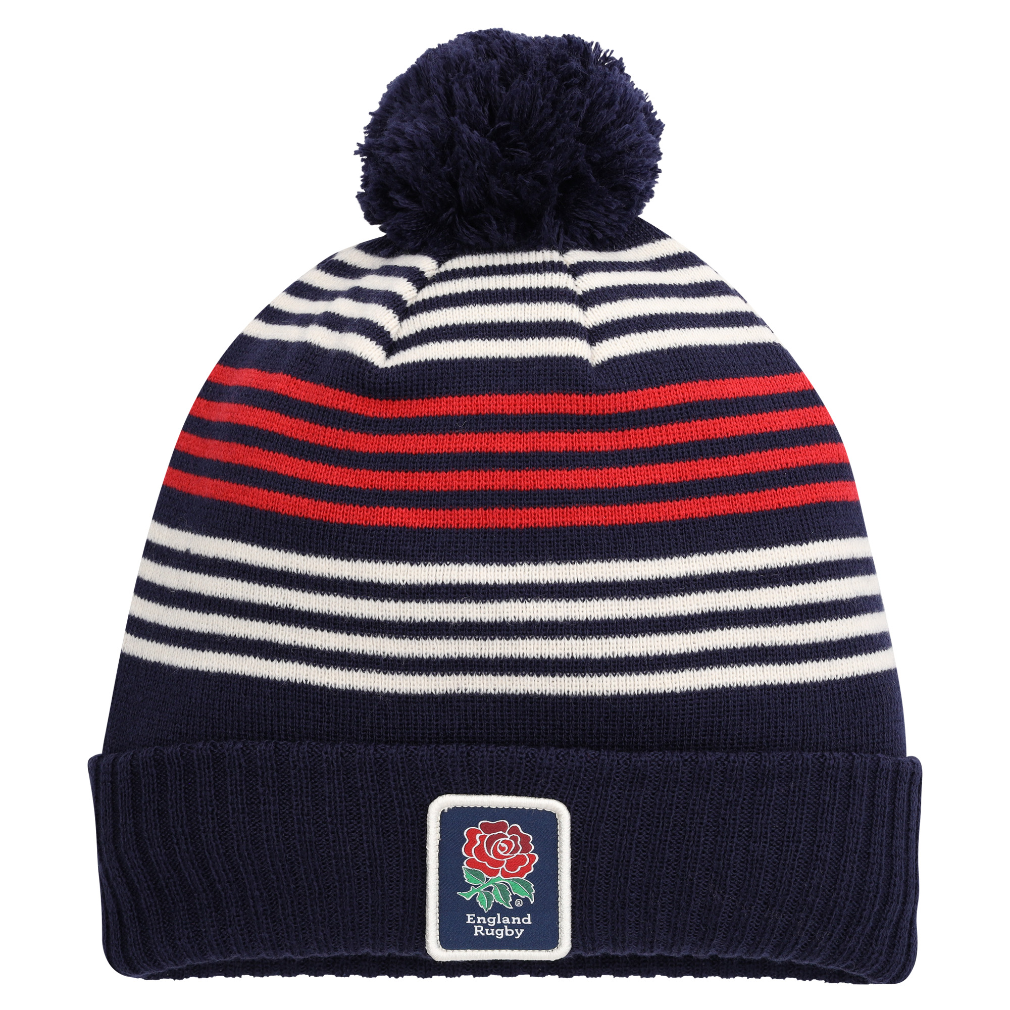 "England Rugby Ducky Beanie mit Bommelumschlag" Image