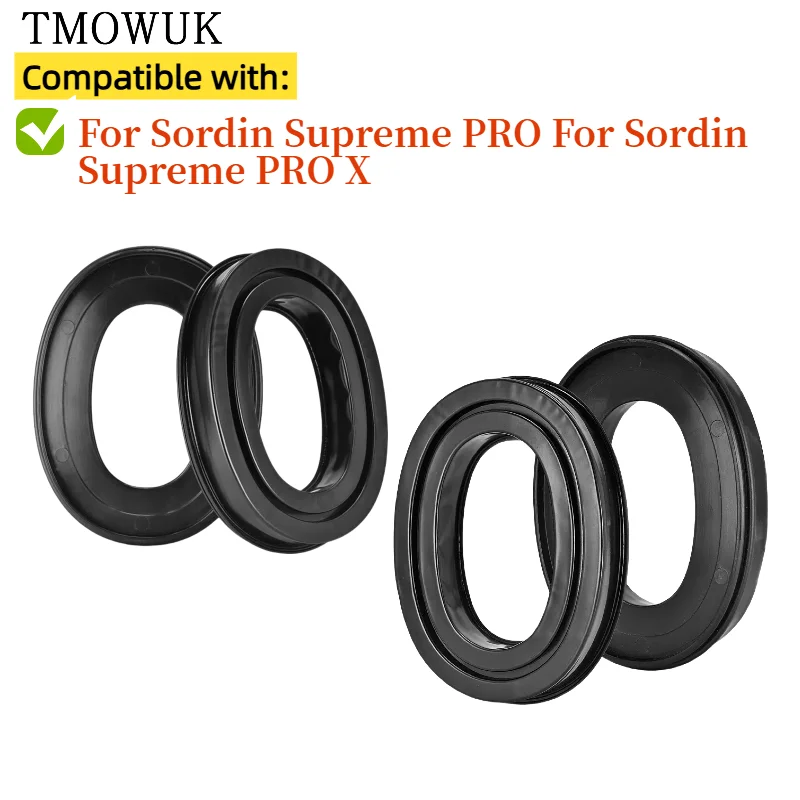 Für Sordin Supreme PRO Für Sordin Supreme PRO X Kopfhörer Ohrpolster Wasserdichtes Material Ohrenschützer Eis Gel Memory Schwamm Ohrpolster Image