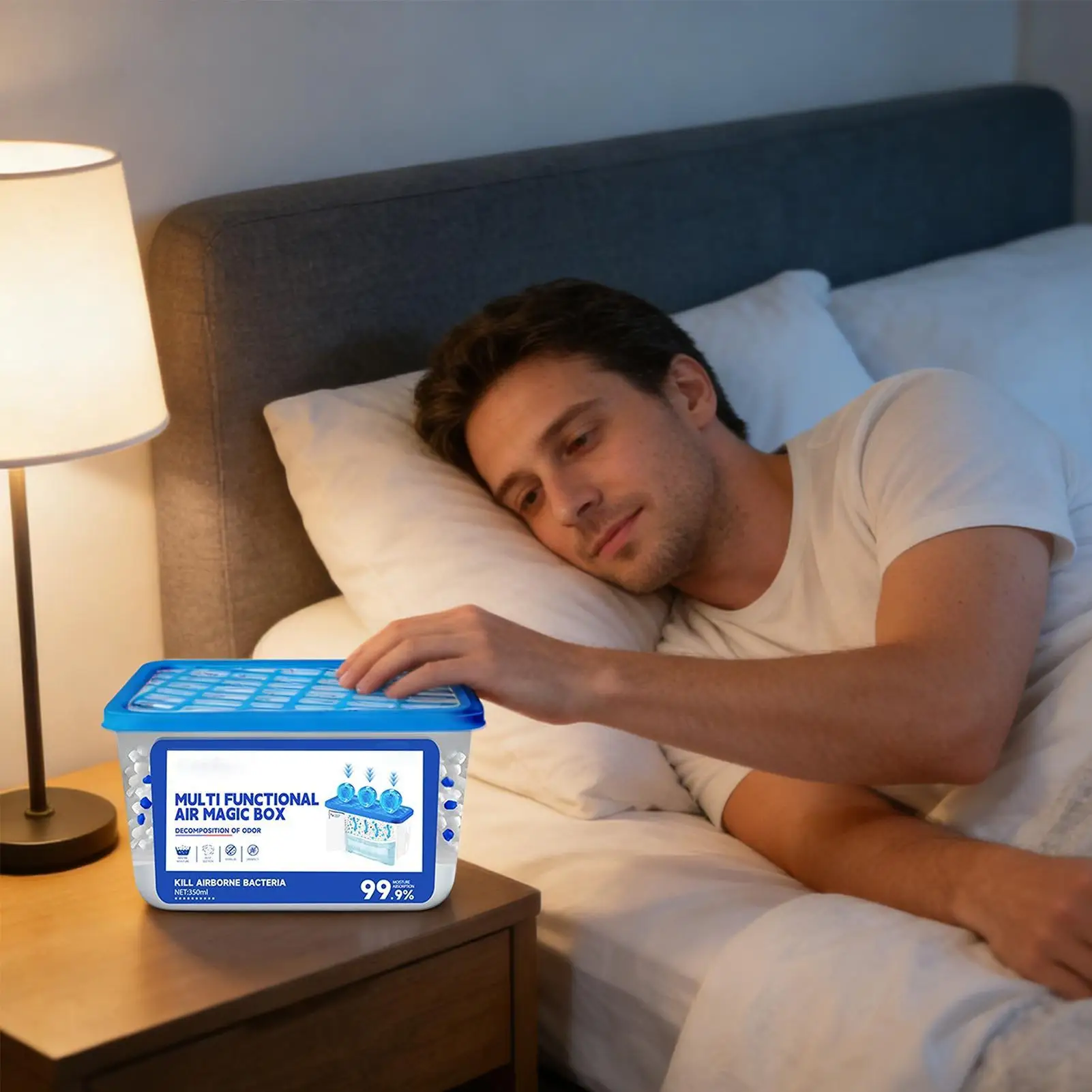 Automatischer Staubabsaugender Lufterfrischer Innenraum-Luftreiniger und Staubentferner-Box 350ml Langanhaltender Duft-Deodorizer Image