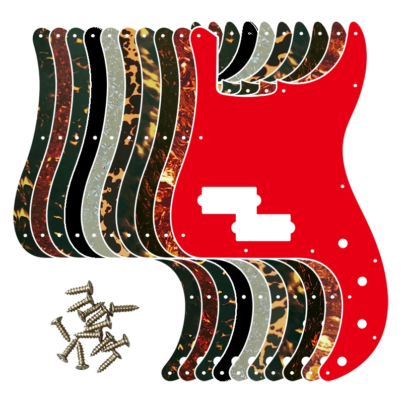 Fei Man Custom Parts Gitarren-Schlagbrett – für Deluxe P Bassgitarren-Schlagbrett, Schlagbrett, mehrfarbig Image