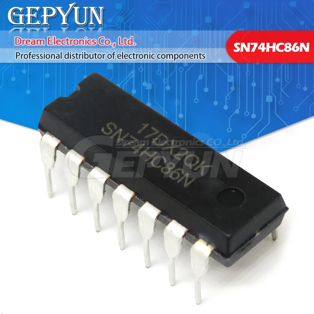 10pcs sn74hc86n dip14 sn74hc86 dip 74 hc86n dip-14 74 hc86 neu und ic Image