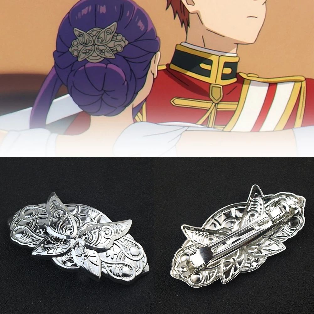 Anime Frieren Farn Cosplay Haarnadel Unisex Legierung Kopfbedeckung Haarspange Schmetterling Kopfbedeckung Halloween Party Geschenk Zubehör Requisiten Image