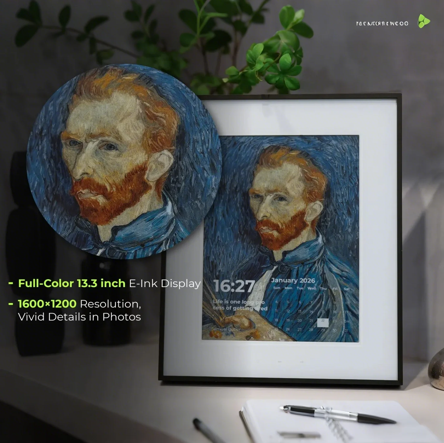 reTerminal E1004 13,3-Zoll Farbiges ePaper-Display E-Ink-Bildschirm Open-Source DIY-Dashboard ESP32S3 6-Monats-Batterielaufzeit Sensor Buzzer Image