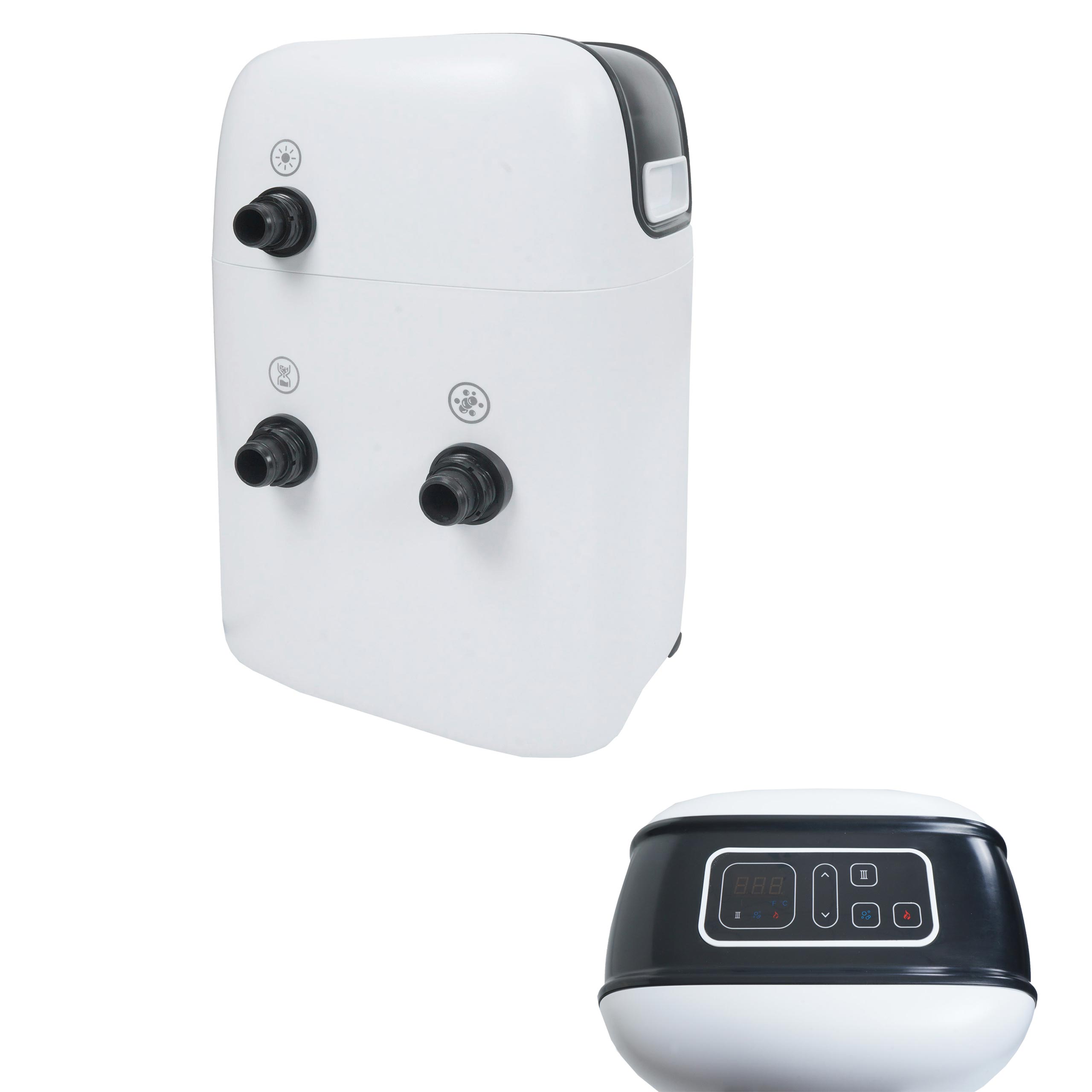 Pumpe für Whirlpool HWC-N97, Ersatzpumpe Bedienfeld Zubehör, Heizfunktion 52x35x23cm Image