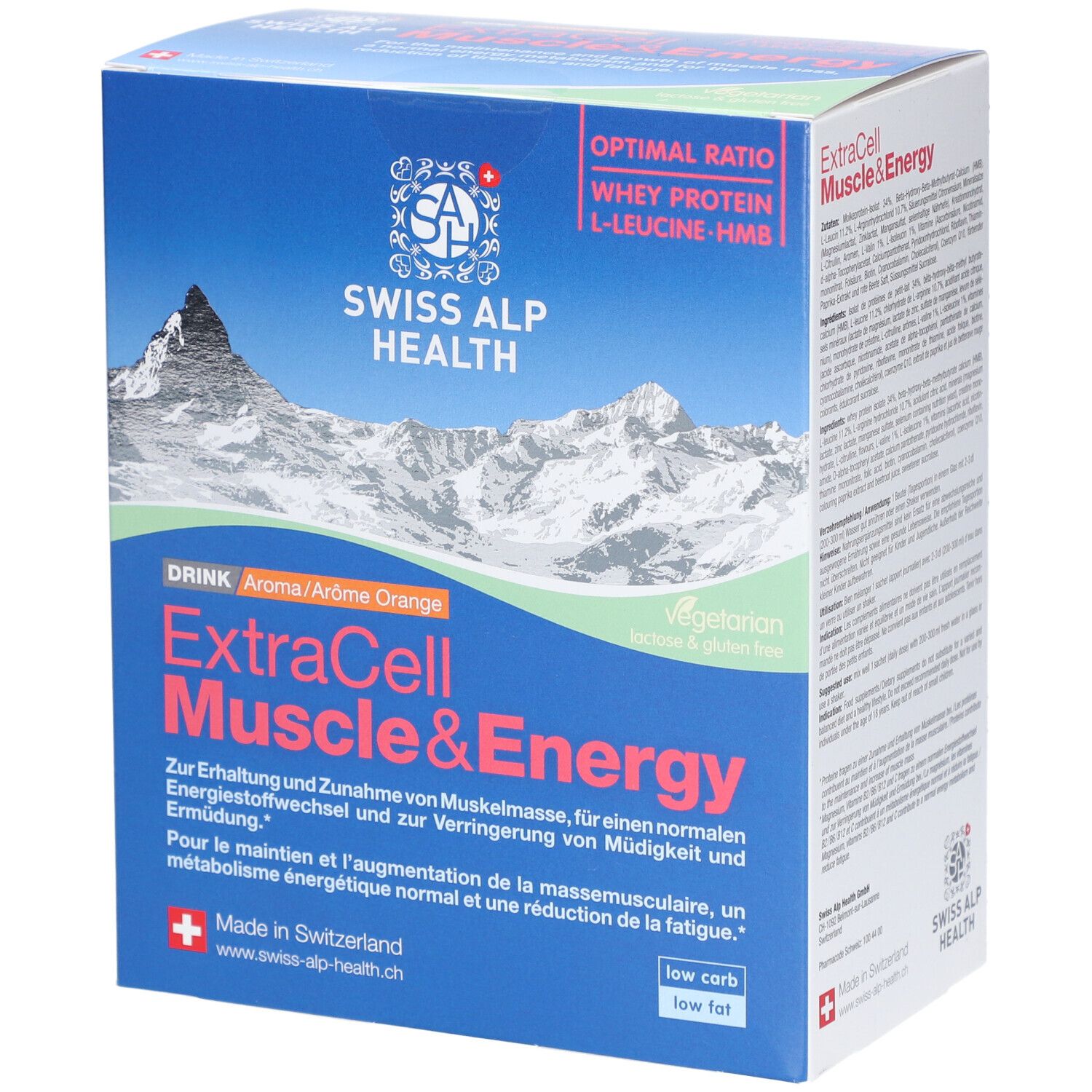 Extra Cell Muscle&Energy Drink Orange 20 x 21.4 g 21,4 Puder