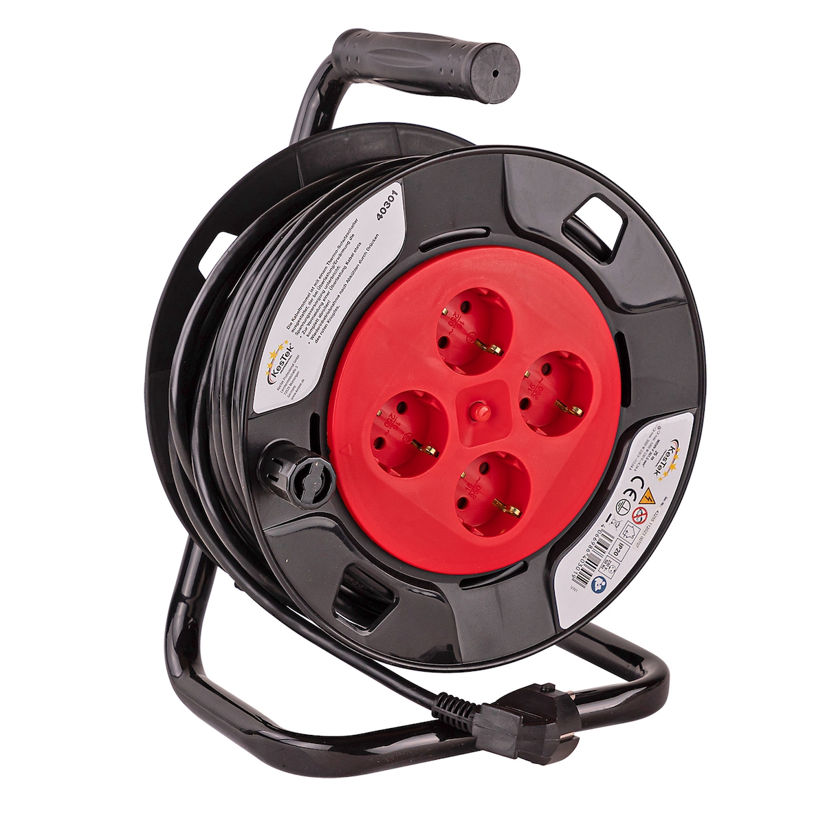 KesTek Kabeltrommel 25m H05VV-F3G1,5mm² IP20 Image