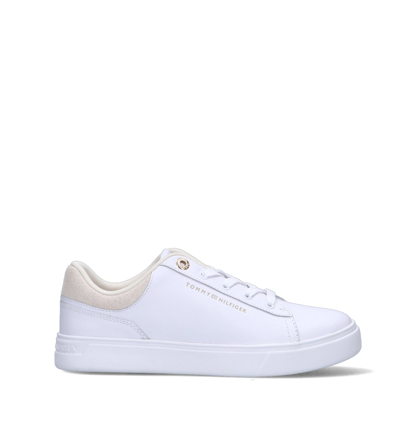 TOMMY HILFIGER Sneaker uomo bianca in pelle