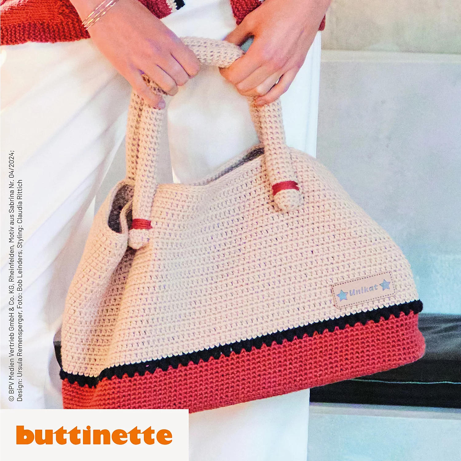 Häkelanleitung – Gehäkelter Shopper aus Woll Butt Primo Kaschmirina