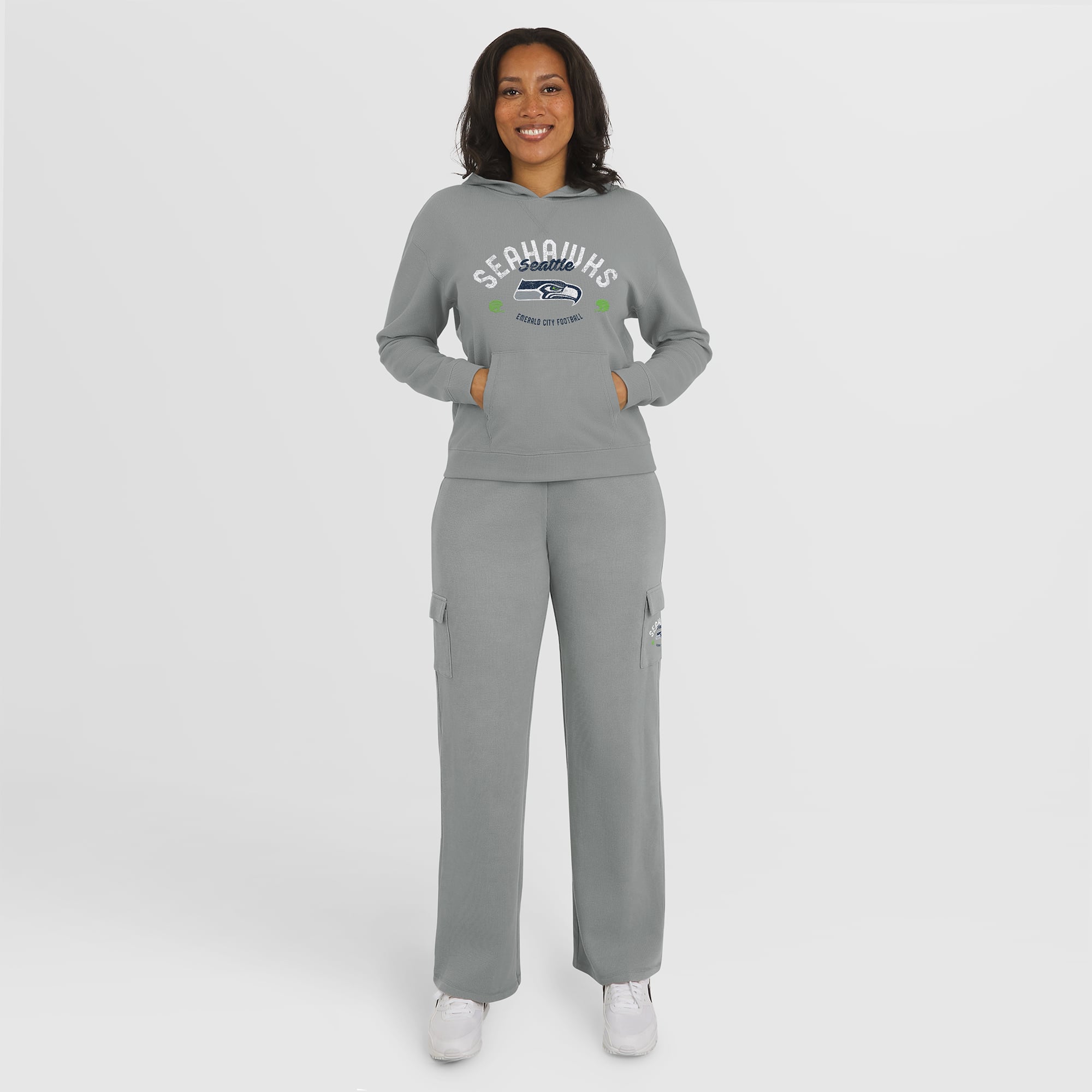 Seattle Seahawks Wear By Erin Andrews Waffel-Lounge-Set – Damen