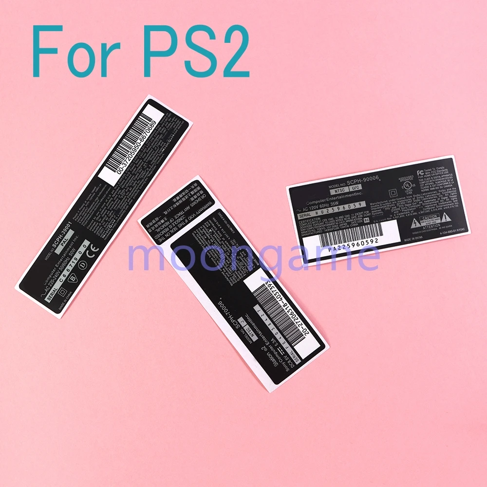 2 stücke Für PS2 30000 70000 90000 Host Dichtung Aufkleber Label für Sony PS2 3W 7W 9W Konsole Host Dichtung Ersatz