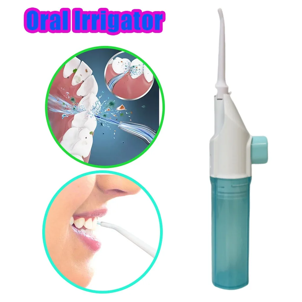 Hochdruck Tragbare Dental Wasser Flosser Cordless Oral Irrigator 300ML Tank Für Zahnspangen Pflege Reise Hause Zähne Reinigung Image