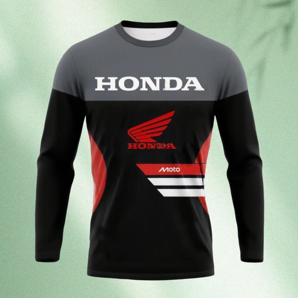 Honda 2026 Off Road Motorrad Schnell Trocknend Atmungsaktive Jersey Mountainbike Racing T-Shirt Bequeme Reiten Ropa Motocross Hombre Image