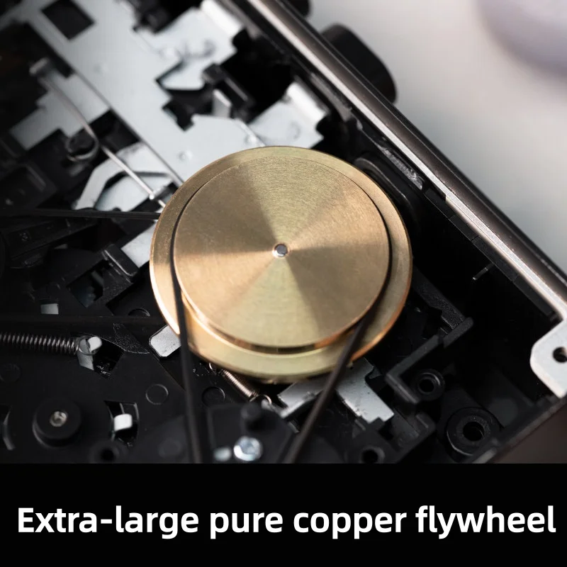 Tragbarer Transparenter Retro-Kassettenspieler Walkman 13 Stunden Wiedergabe Hochwertige Stereo-Kassettenspieler USB-Betrieben Image