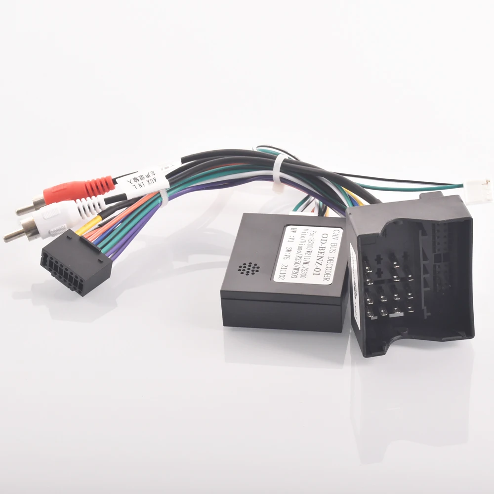 Autoradio Stereo Kabelbaum Kabel adapter Android 16pin für Mercedes Benz W169 W176 W245 W246 W203 W209 W164 W639 X164 Image